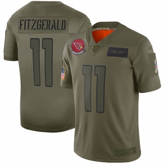 Men's Arizona Cardinals #11 Larry Fitzgerald Limited Camo 2019 Salute to Service Football Jersey Men's Arizona Cardinals #11 Larry Fitzgerald Limited Camo 2019 Salute to Service Football Jersey