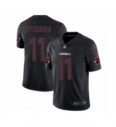 Men's Nike Arizona Cardinals #11 Larry Fitzgerald Limited Black Rush Impact NFL Jersey