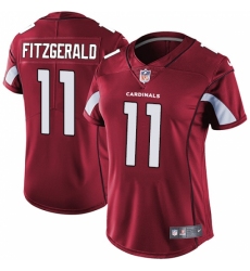 Women's Nike Arizona Cardinals #11 Larry Fitzgerald Red Team Color Vapor Untouchable Limited Player NFL Jersey