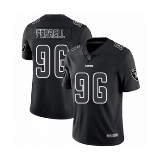 Men's Oakland Raiders #96 Clelin Ferrell Black Impact Limited Football Jersey Men's Oakland Raiders #96 Clelin Ferrell Black Impact Limited Football Jersey