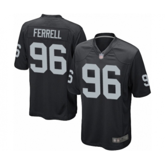 Men's Oakland Raiders #96 Clelin Ferrell Game Black Team Color Football Jersey Men's Oakland Raiders #96 Clelin Ferrell Game Black Team Color Football Jersey
