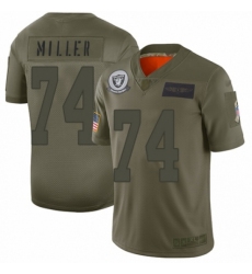 Women's Oakland Raiders #74 Kolton Miller Limited Camo 2019 Salute to Service Football Jersey Women's Oakland Raiders #74 Kolton Miller Limited Camo 2019 Salute to Service Football Jersey