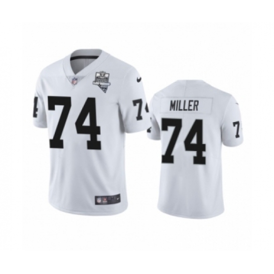Women's Oakland Raiders #74 Kolton Miller White 2020 Inaugural Season Vapor Limited Jersey Women's Oakland Raiders #74 Kolton Miller White 2020 Inaugural Season Vapor Limited Jersey
