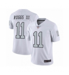 Men's Oakland Raiders #11 Henry Ruggs III Las Vegas Limited White Color Rush Jersey