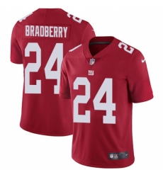 Nike New York Giants #24 James Bradberry Red Alternate Men's Stitched NFL Vapor Untouchable Limited Jersey