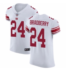 Nike New York Giants #24 James Bradberry White Men's Stitched NFL New Elite Jersey