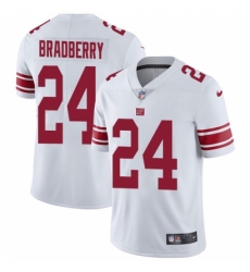 Nike New York Giants #24 James Bradberry White Men's Stitched NFL Vapor Untouchable Limited Jersey