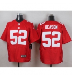 Nike Giants #52 Jon Beason Red Alternate Men's Stitched NFL Elite Jersey