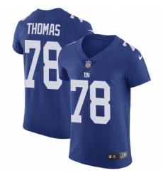 Men's New York Giants #78 Andrew Thomas Royal Blue Team Color Stitched NFL Vapor Untouchable Elite Jersey