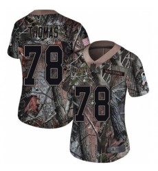 Women's New York Giants #78 Andrew Thomas Camo Stitched NFL Limited Rush Realtree Jersey Women's New York Giants #78 Andrew Thomas Camo Stitched NFL Limited Rush Realtree Jersey