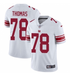 Youth New York Giants #78 Andrew Thomas White Stitched NFL Vapor Untouchable Limited Jersey