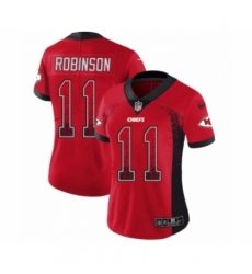 Women's Nike Kansas City Chiefs #11 Demarcus Robinson Limited Red Rush Drift Fashion NFL Jersey Women's Nike Kansas City Chiefs #11 Demarcus Robinson Limited Red Rush Drift Fashion NFL Jersey