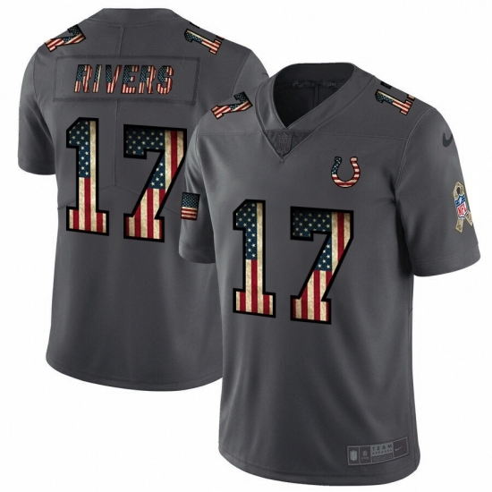 Men's Nike Indianapolis Colts #17 Philip Rivers 2018 Salute to Service Retro USA Flag Limited NFL Jersey Men's Nike Indianapolis Colts #17 Philip Rivers 2018 Salute to Service Retro USA Flag Limited NFL Jersey