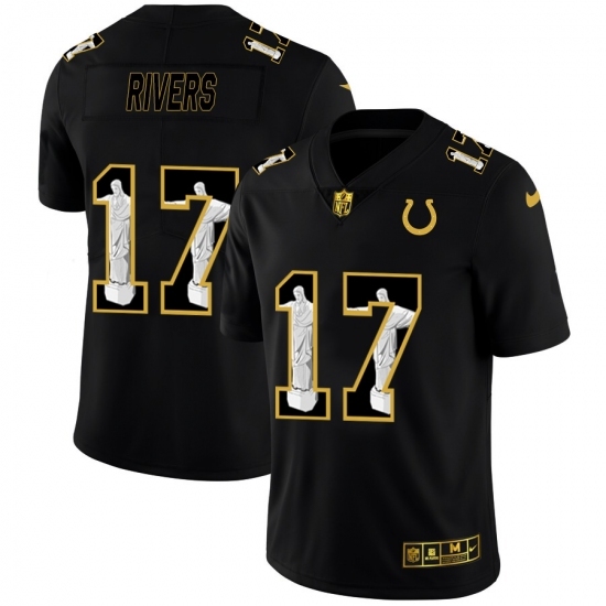 Men's Nike Indianapolis Colts #17 Philip Rivers Carbon Black Vapor Cristo Redentor Limited NFL Jersey Men's Nike Indianapolis Colts #17 Philip Rivers Carbon Black Vapor Cristo Redentor Limited NFL Jersey