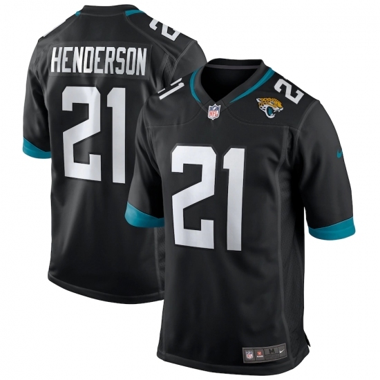 Men's Jacksonville Jaguars #21 C.J. Henderson Nike Black 2020 NFL Draft First Round Pick Game Jersey Men's Jacksonville Jaguars #21 C.J. Henderson Nike Black 2020 NFL Draft First Round Pick Game Jersey