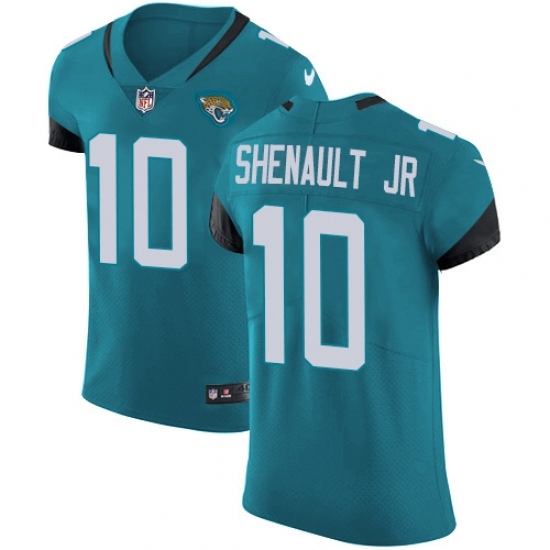 Men's Jacksonville Jaguars #10 Laviska Shenault Jr. Teal Green Alternate Stitched New Elite Jersey Men's Jacksonville Jaguars #10 Laviska Shenault Jr. Teal Green Alternate Stitched New Elite Jersey