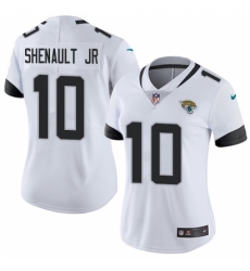 Women's Jacksonville Jaguars #10 Laviska Shenault Jr. White Stitched Vapor Untouchable Limited Jersey Women's Jacksonville Jaguars #10 Laviska Shenault Jr. White Stitched Vapor Untouchable Limited Jersey