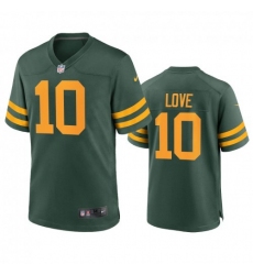 Men's Green Bay Packers #10 Jordan Love Nike Alternate Game Player NFL Jersey - Green