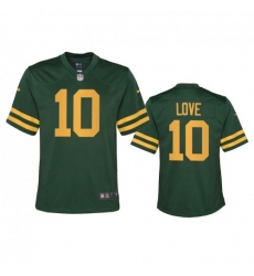 Youth Green Bay Packers #10 Jordan Love Nike Alternate Game Player NFL Jersey - Green