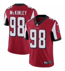 Men's Nike Atlanta Falcons #98 Takkarist McKinley Red Team Color Vapor Untouchable Limited Player NFL Jersey