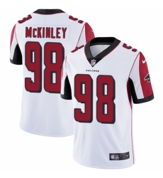Men's Nike Atlanta Falcons #98 Takkarist McKinley White Vapor Untouchable Limited Player NFL Jersey