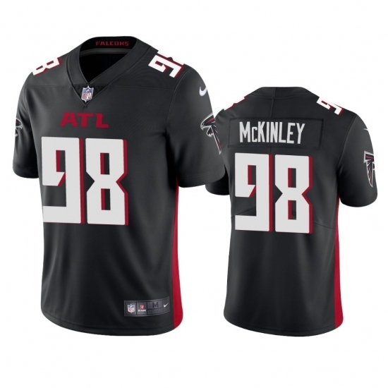 Nike Atlanta Falcons #98 Takkarist Mckinley Men's Black 2020 Vapor Untouchable Limited NFL Jersey Nike Atlanta Falcons #98 Takkarist Mckinley Men's Black 2020 Vapor Untouchable Limited NFL Jersey
