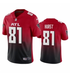 Nike Atlanta Falcons #81 Hayden Hurst Men's Red 2nd Alternate 2020 Vapor Untouchable Limited NFL Jersey