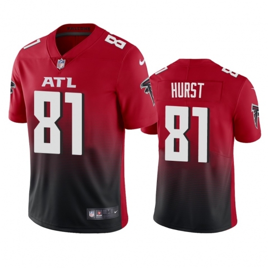 Nike Atlanta Falcons #81 Hayden Hurst Men's Red 2nd Alternate 2020 Vapor Untouchable Limited NFL Jersey Nike Atlanta Falcons #81 Hayden Hurst Men's Red 2nd Alternate 2020 Vapor Untouchable Limited NFL Jersey