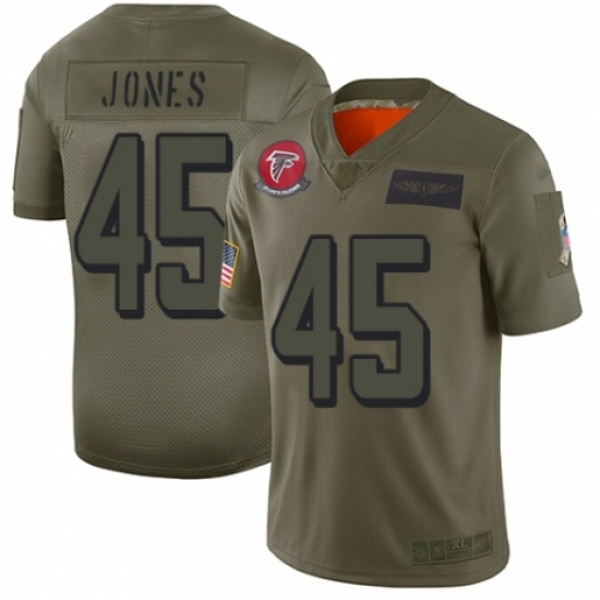 Women's Atlanta Falcons #45 Deion Jones Limited Camo 2019 Salute to Service Football Jersey Women's Atlanta Falcons #45 Deion Jones Limited Camo 2019 Salute to Service Football Jersey