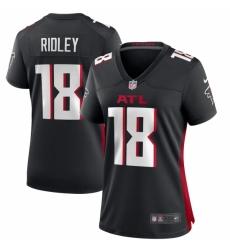 Women's Atlanta Falcons #18 Calvin Ridley Nike Black Game Player Jersey