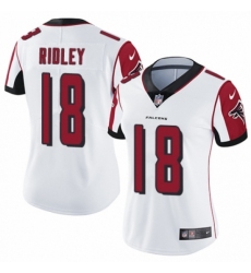 Women's Nike Atlanta Falcons #18 Calvin Ridley White Vapor Untouchable Limited Player NFL Jersey