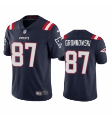 Nike New England Patriots #87 Rob Gronkowski Men's Navy 2020 Vapor Limited Jersey