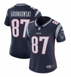 Women's Nike New England Patriots #87 Rob Gronkowski Navy Blue Team Color Vapor Untouchable Limited Player NFL Jersey Women's Nike New England Patriots #87 Rob Gronkowski Navy Blue Team Color Vapor Untouchable Limited Player NFL Jersey