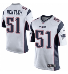 Men's Nike New England Patriots #51 Ja'Whaun Bentley Game White NFL Jersey