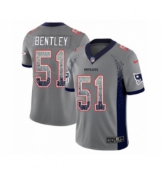 Men's Nike New England Patriots #51 Ja'Whaun Bentley Limited Gray Rush Drift Fashion NFL Jersey