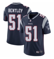 Men's Nike New England Patriots #51 Ja'Whaun Bentley Navy Blue Team Color Vapor Untouchable Limited Player NFL Jersey