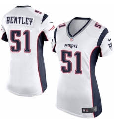 Women's Nike New England Patriots #51 Ja'Whaun Bentley Game White NFL Jersey