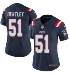 Women's Nike New England Patriots #51 Ja'Whaun Bentley Limited Navy Blue Rush Vapor Untouchable NFL Jersey Women's Nike New England Patriots #51 Ja'Whaun Bentley Limited Navy Blue Rush Vapor Untouchable NFL Jersey