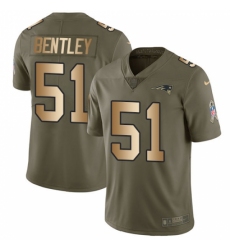 Youth Nike New England Patriots #51 Ja'Whaun Bentley Limited Olive Gold 2017 Salute to Service NFL Jersey Youth Nike New England Patriots #51 Ja'Whaun Bentley Limited Olive Gold 2017 Salute to Service NFL Jersey