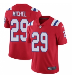 Men's Nike New England Patriots #29 Sony Michel Red Alternate Vapor Untouchable Limited Player NFL Jersey Men's Nike New England Patriots #29 Sony Michel Red Alternate Vapor Untouchable Limited Player NFL Jersey