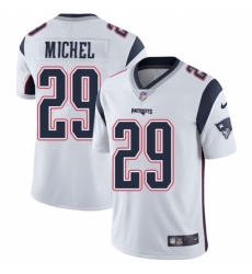 Men's Nike New England Patriots #29 Sony Michel White Vapor Untouchable Limited Player NFL Jersey Men's Nike New England Patriots #29 Sony Michel White Vapor Untouchable Limited Player NFL Jersey