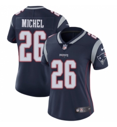 Women's Nike New England Patriots #26 Sony Michel Navy Blue Team Color Vapor Untouchable Limited Player NFL Jersey Women's Nike New England Patriots #26 Sony Michel Navy Blue Team Color Vapor Untouchable Limited Player NFL Jersey