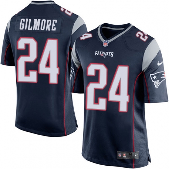 Men's Nike New England Patriots #24 Stephon Gilmore Game Navy Blue Team Color NFL Jersey Men's Nike New England Patriots #24 Stephon Gilmore Game Navy Blue Team Color NFL Jersey