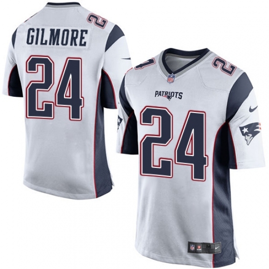Men's Nike New England Patriots #24 Stephon Gilmore Game White NFL Jersey Men's Nike New England Patriots #24 Stephon Gilmore Game White NFL Jersey