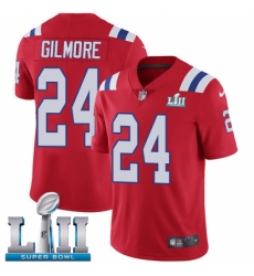 Men's Nike New England Patriots #24 Stephon Gilmore Red Alternate Vapor Untouchable Limited Player Super Bowl LII NFL Jersey Men's Nike New England Patriots #24 Stephon Gilmore Red Alternate Vapor Untouchable Limited Player Super Bowl LII NFL Jersey
