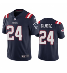 Nike New England Patriots #24 Stephon Gilmore Men's Navy 2020 Vapor Limited Jersey Nike New England Patriots #24 Stephon Gilmore Men's Navy 2020 Vapor Limited Jersey
