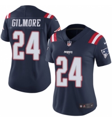 Women's Nike New England Patriots #24 Stephon Gilmore Limited Navy Blue Rush Vapor Untouchable NFL Jersey Women's Nike New England Patriots #24 Stephon Gilmore Limited Navy Blue Rush Vapor Untouchable NFL Jersey
