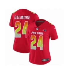 Women's Nike New England Patriots #24 Stephon Gilmore Limited Red AFC 2019 Pro Bowl NFL Jersey Women's Nike New England Patriots #24 Stephon Gilmore Limited Red AFC 2019 Pro Bowl NFL Jersey