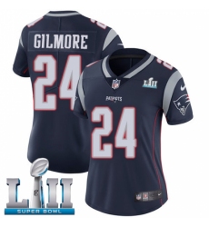 Women's Nike New England Patriots #24 Stephon Gilmore Navy Blue Team Color Vapor Untouchable Limited Player Super Bowl LII NFL Jersey Women's Nike New England Patriots #24 Stephon Gilmore Navy Blue Team Color Vapor Untouchable Limited Player Super Bowl LII NFL Jersey
