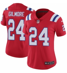 Women's Nike New England Patriots #24 Stephon Gilmore Red Alternate Vapor Untouchable Limited Player NFL Jersey Women's Nike New England Patriots #24 Stephon Gilmore Red Alternate Vapor Untouchable Limited Player NFL Jersey